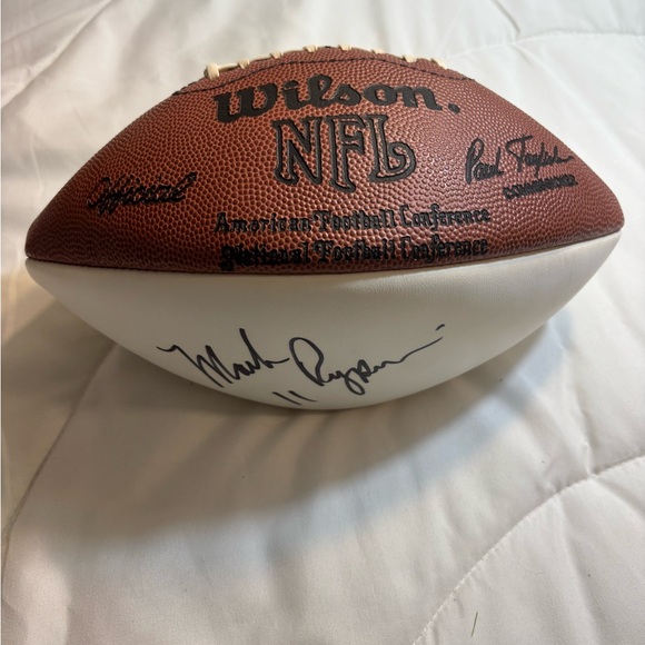 *MARK RYPIEN*SIGNED*AUTOGRAPHED*FOOTBALL*WASHINGTON*REDSKINS*NFL- And Card - Picture 2 of 8